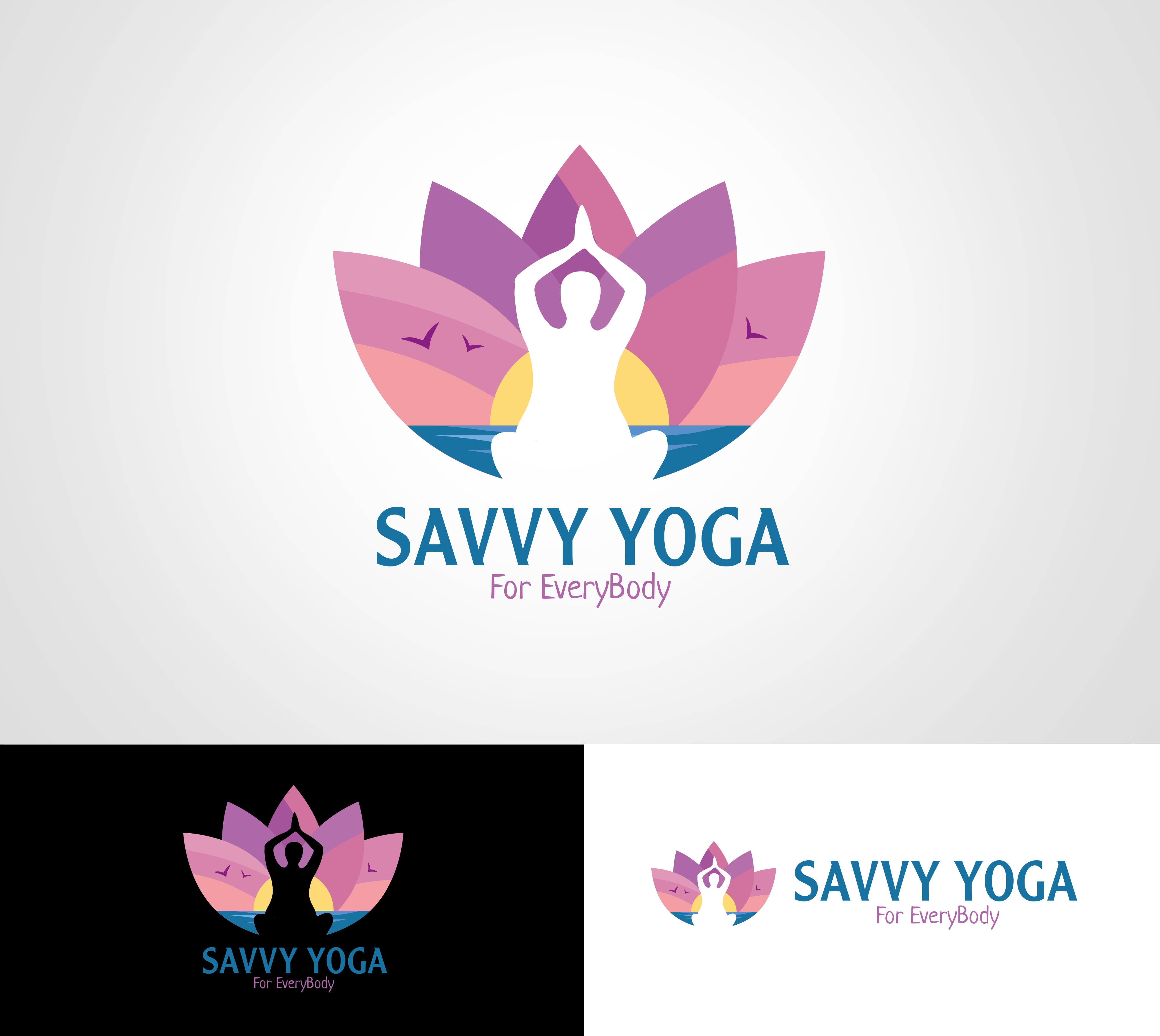 Logo Design by Taya Bright for Savvy Yoga | Design #27368796
