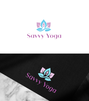 Savvy Yoga, For EveryBody.  or just Savvy Yoga. | Logo Design by n214008
