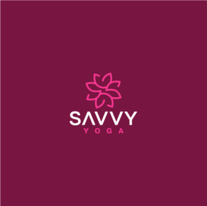 Savvy Yoga, For EveryBody.  or just Savvy Yoga. | Logo Design by JBalloon Design