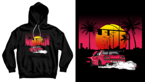 Car Themed Hoodie  | T-shirt Design by Bayu_susilo