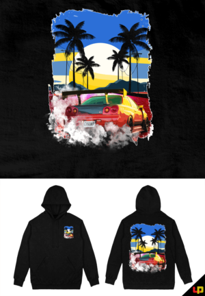 Car Themed Hoodie  | T-shirt Design by Uprinteez