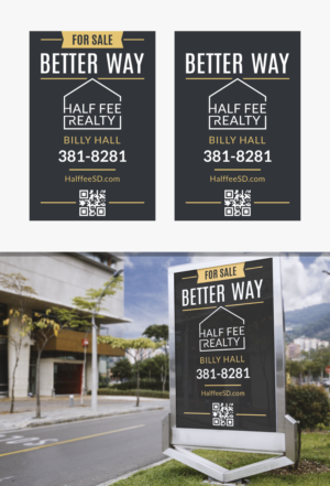 Better Way Half Fee Realty OR (1/2 IN PLACE OF HALF) | Logo-Design von anico
