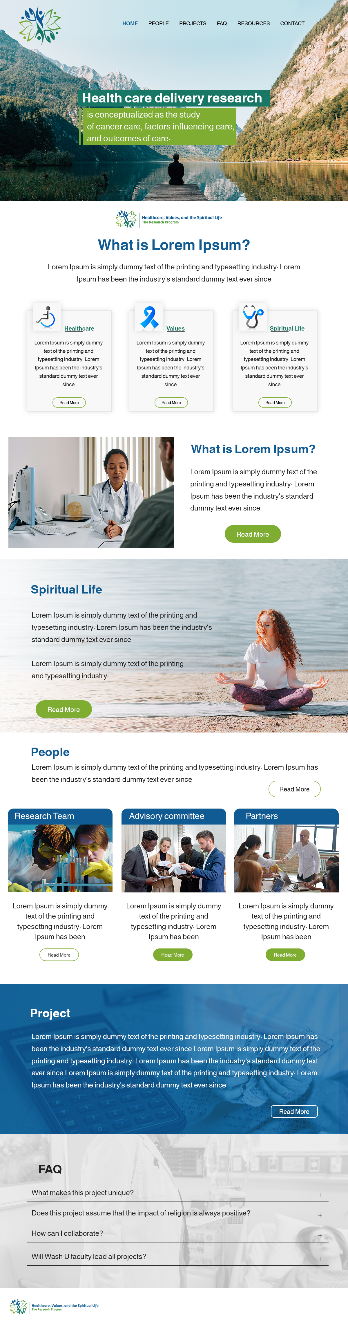Wordpress Design by Aby_Trapper for Washington University in St. Louis | Design #27423917