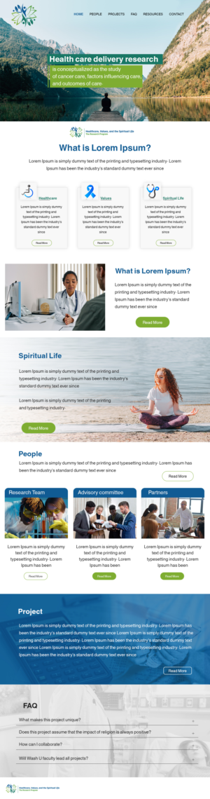 Diseño Wordpress por Aby_Trapper para Washington University in St. Louis | Diseño #27423917