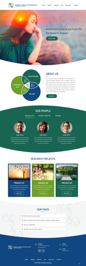 WordPress-Design von pb für Washington University in St. Louis | Design: #27375709