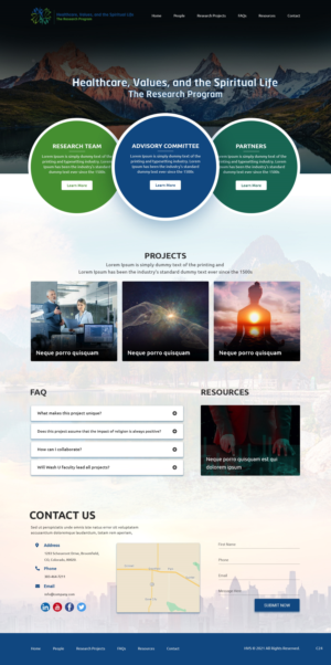 Diseño Wordpress por pb para Washington University in St. Louis | Diseño: #27375710