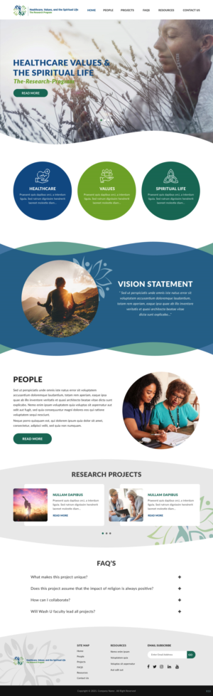 WordPress-Design von pb für Washington University in St. Louis | Design: #27375713