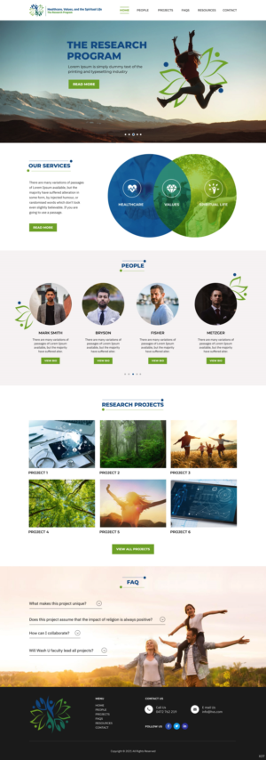 Diseño Wordpress por pb para Washington University in St. Louis | Diseño: #27375714