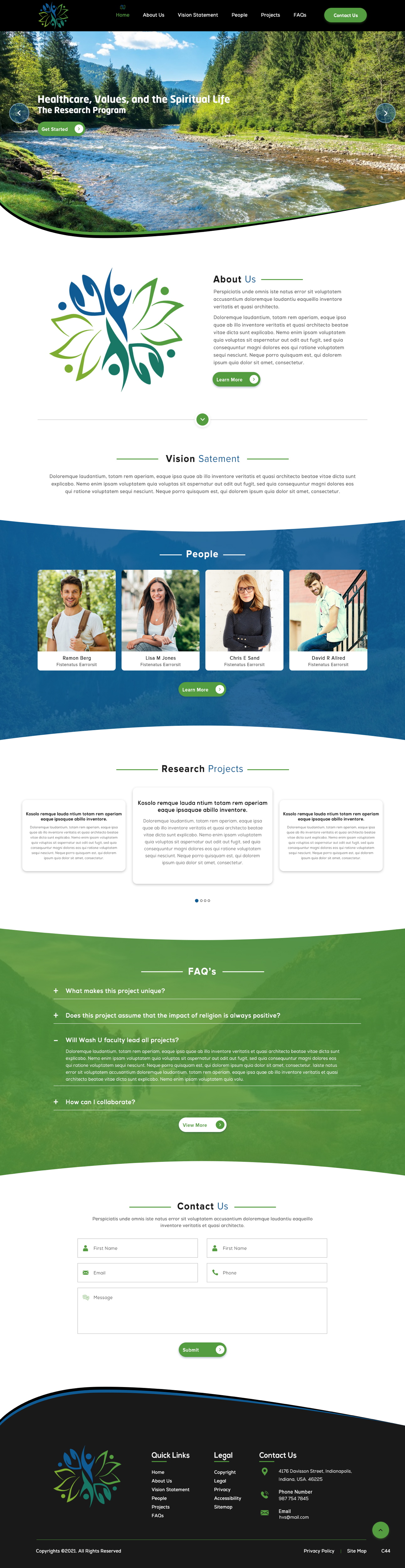Wordpress Design by pb for Washington University in St. Louis | Design #27375715