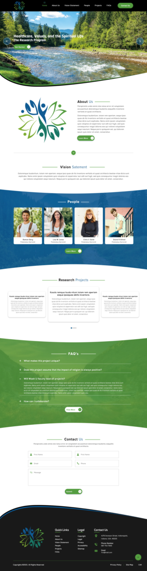 WordPress-Design von pb für Washington University in St. Louis | Design: #27375715