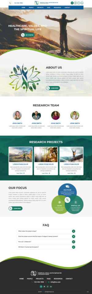 WordPress-Design von pb für Washington University in St. Louis | Design: #27375716