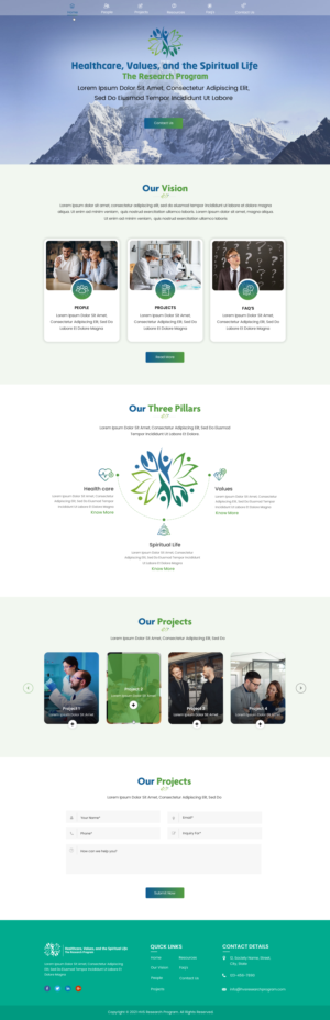 Wordpress Design by Sbss for Washington University in St. Louis | Design: #27387120
