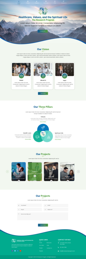 Wordpress Design by Sbss for Washington University in St. Louis | Design: #27428886