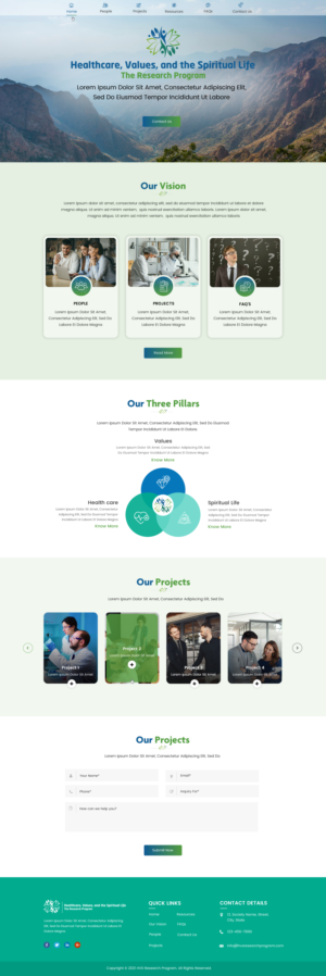 Wordpress Design by Sbss for Washington University in St. Louis | Design: #27428887
