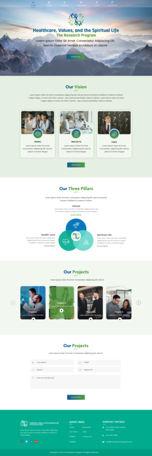Wordpress Design by Sbss for Washington University in St. Louis | Design: #27428889