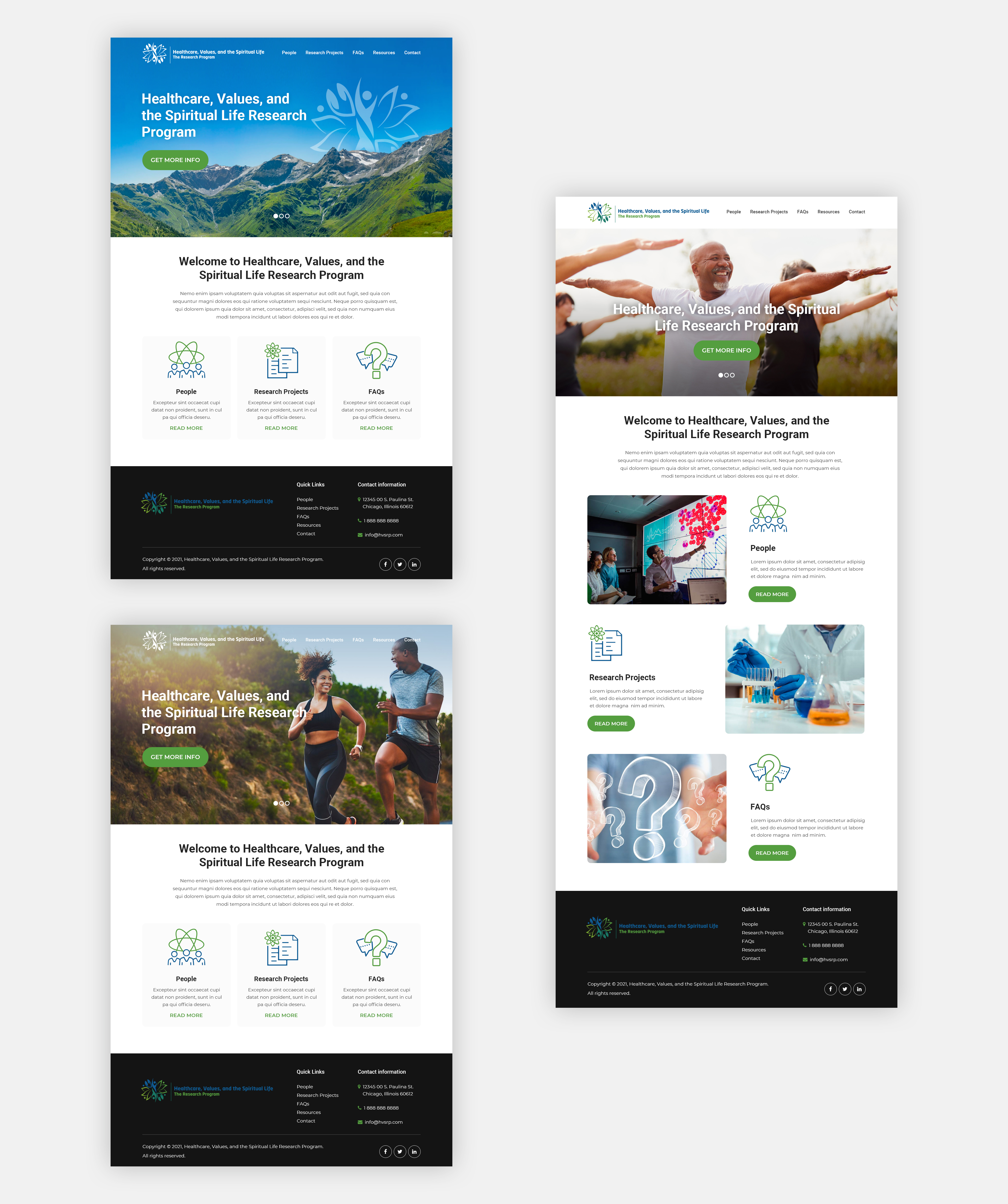 Wordpress Design by Starlyn DS for Washington University in St. Louis | Design #27388036