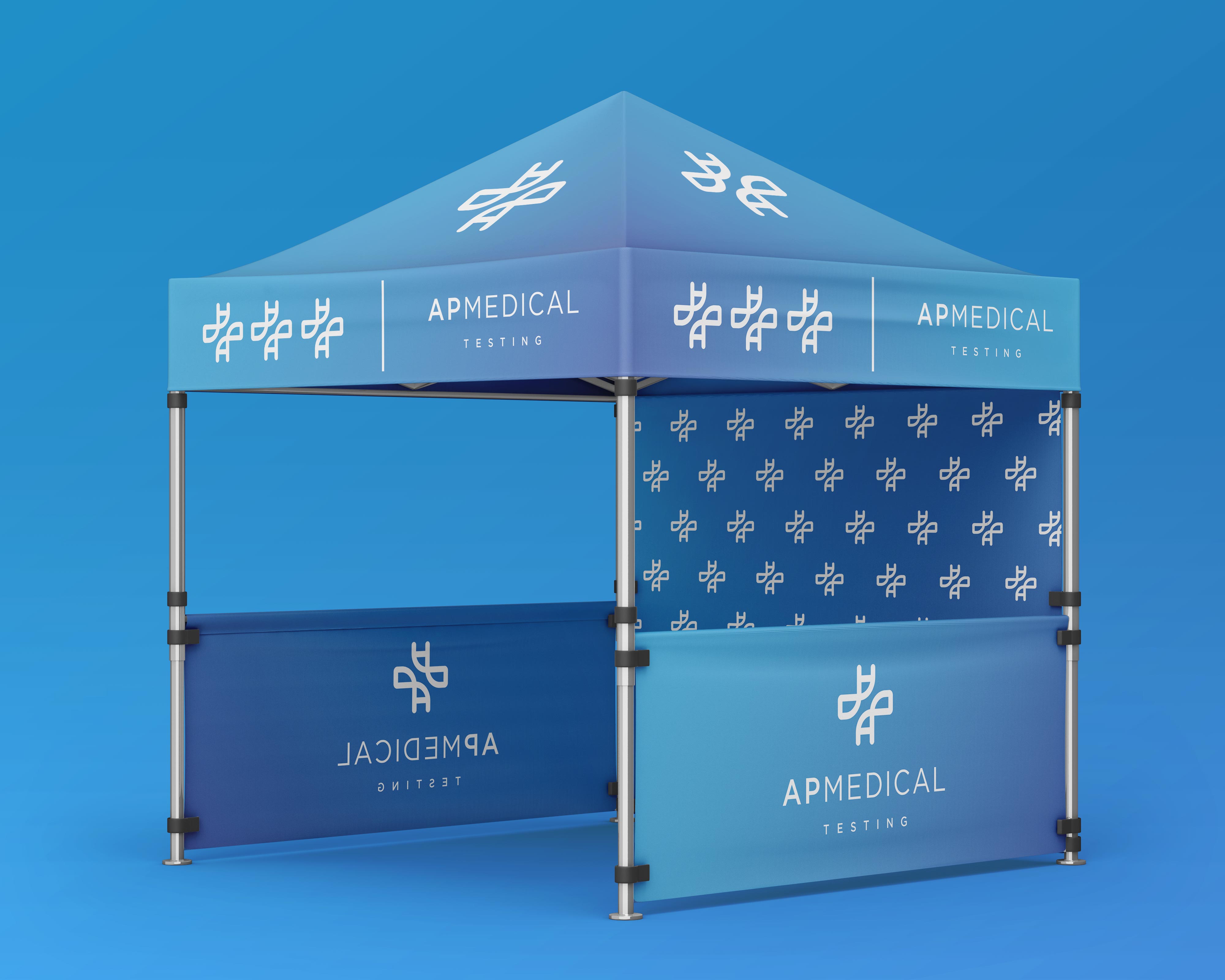 Trade Show Booth Design by dumx for AP Medical Testing LLC  | Design #27371593