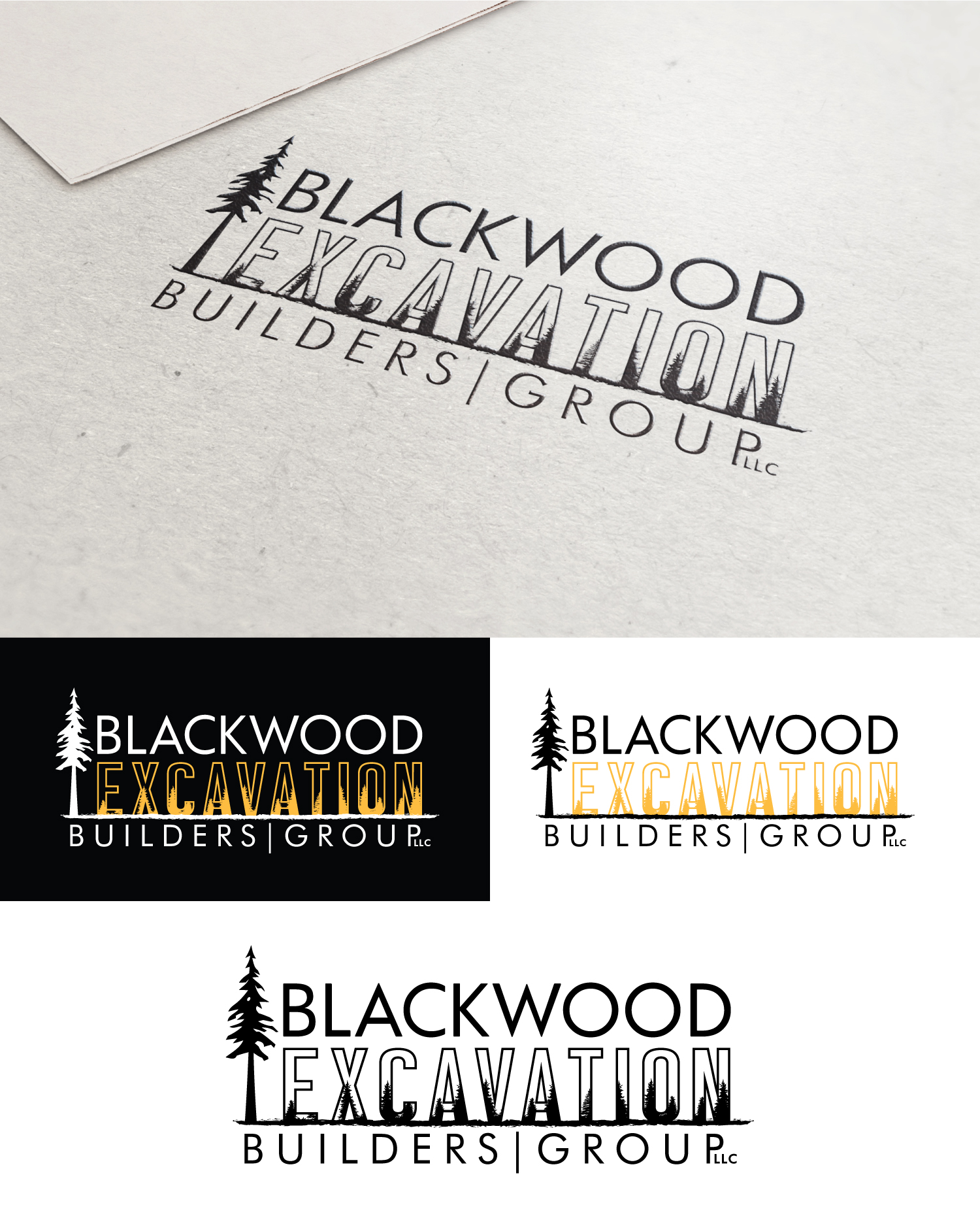 Graphic Design by StromDesignHub for Blackwood Excavation | Design #27374216