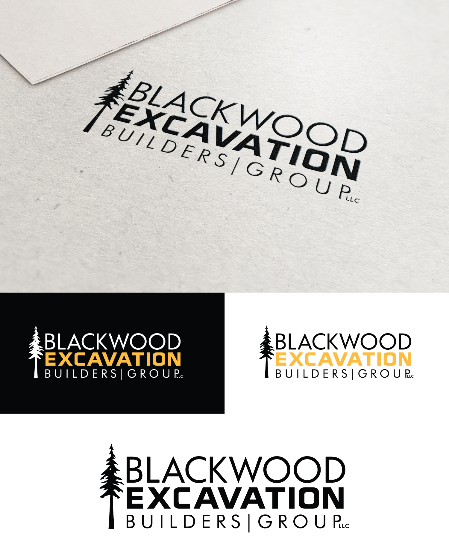Graphic Design by StromDesignHub for Blackwood Excavation | Design #27374217