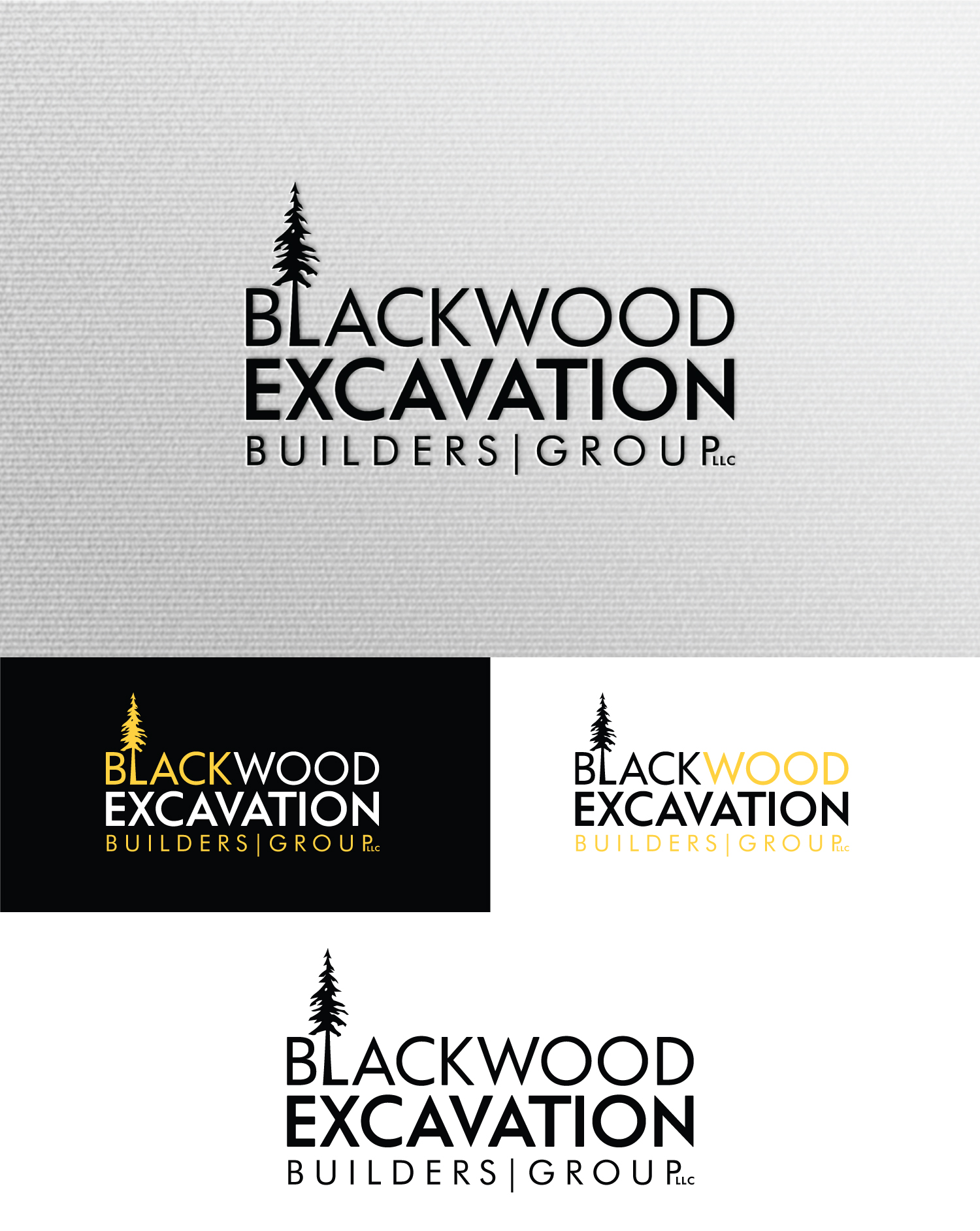 Graphic Design by StromDesignHub for Blackwood Excavation | Design #27374218