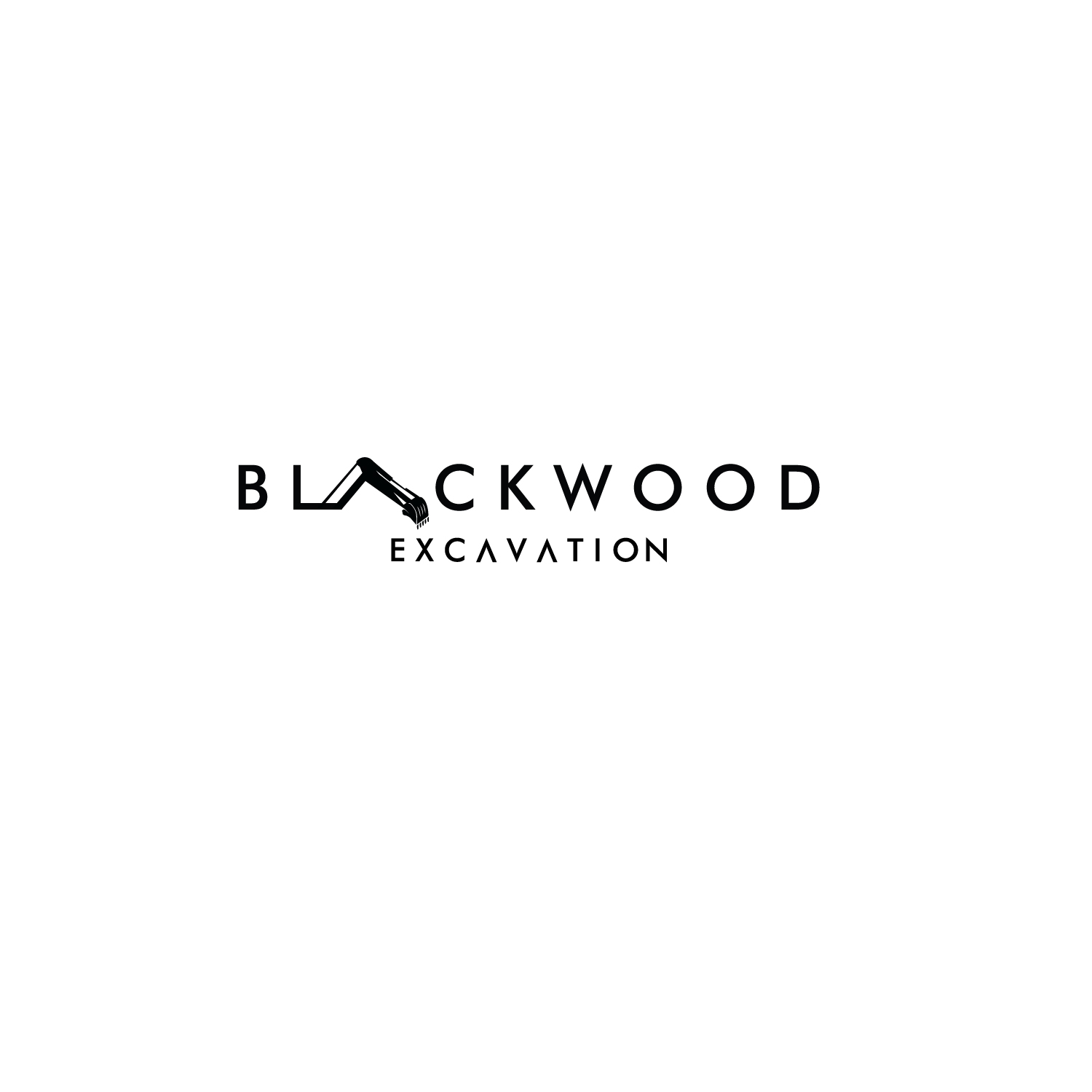Diseño Gráfico por emptyboxgraphics para Blackwood Excavation | Diseño #27376356