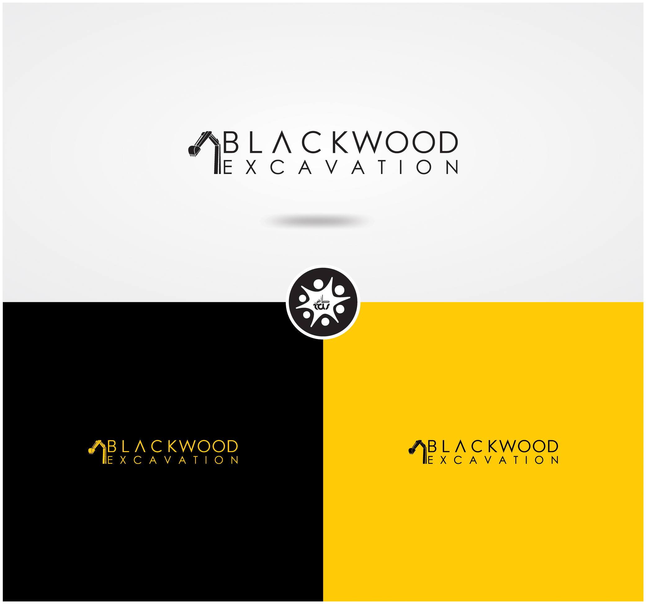 Graphic Design by Tuba Art Studio. IZ (IMRAN ZW) for Blackwood Excavation | Design #27376581