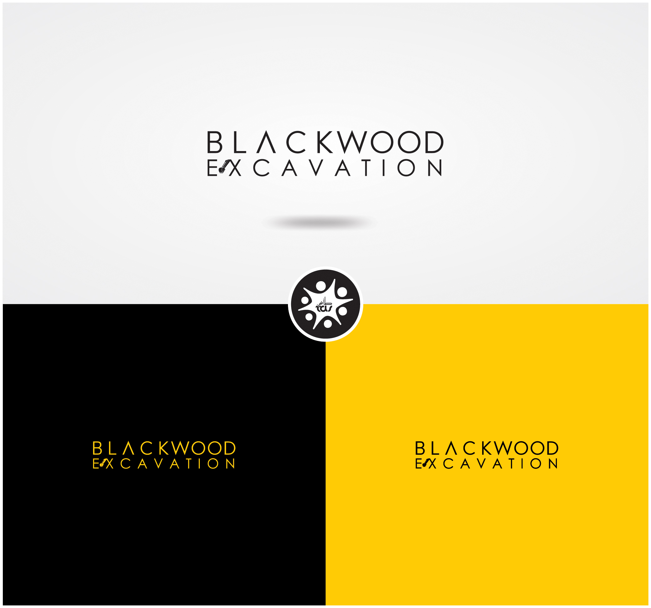 Graphic Design by Tuba Art Studio. IZ (IMRAN ZW) for Blackwood Excavation | Design #27376583