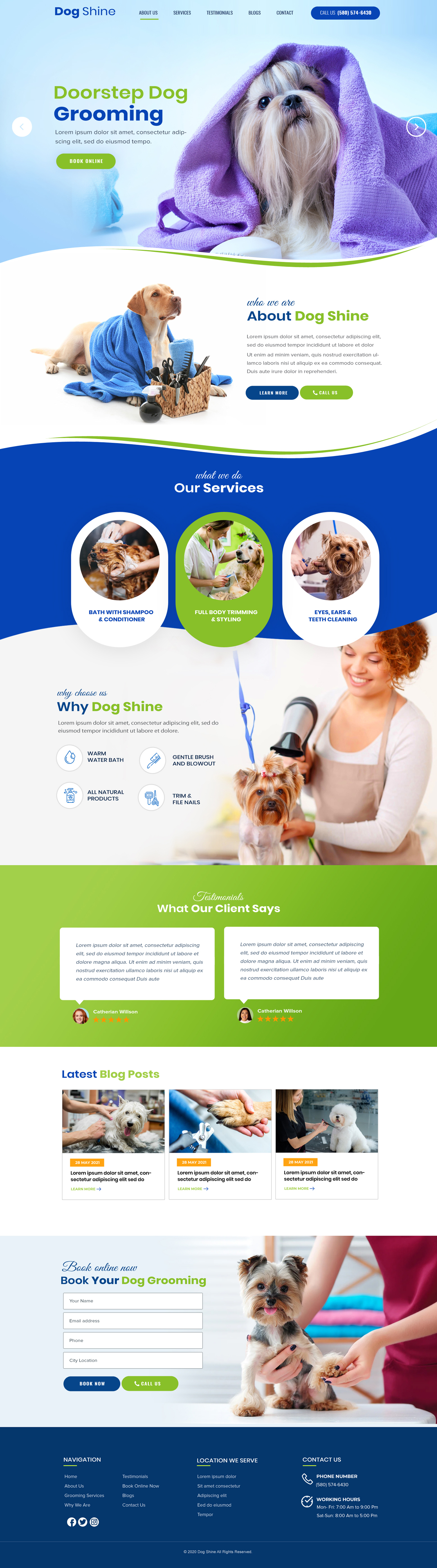 Web Design by Blue Sparrow for this project | Design #27384337