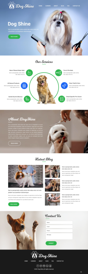 Web Design by pb for this project | Design #27375684