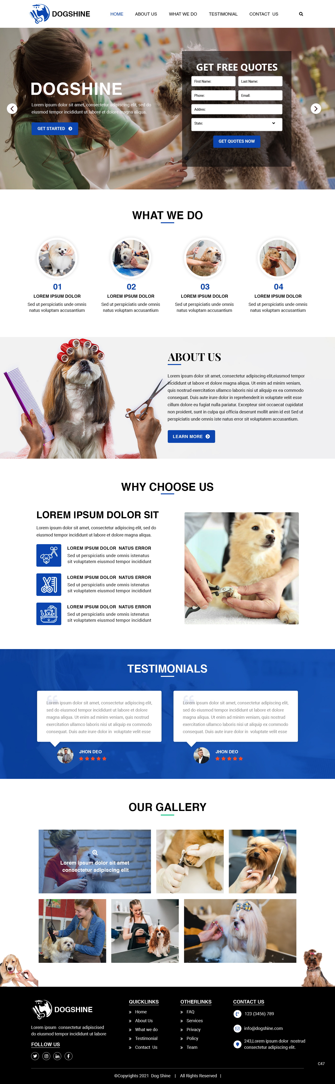 Web Design by pb for this project | Design #27375694