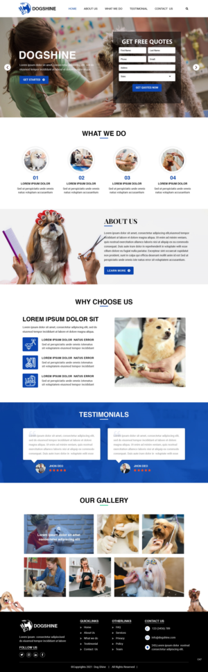 Web Design by pb for this project | Design: #27375694