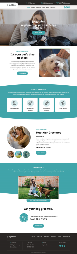 Web Design by pb for this project | Design: #27375702