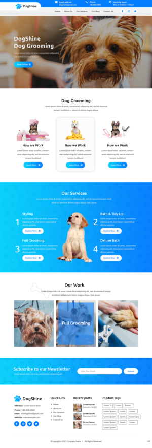 Web Design by pb for this project | Design: #27375704