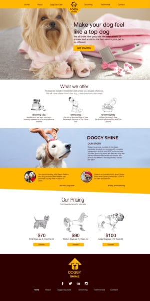 Web Design by yani for this project | Design #27389373