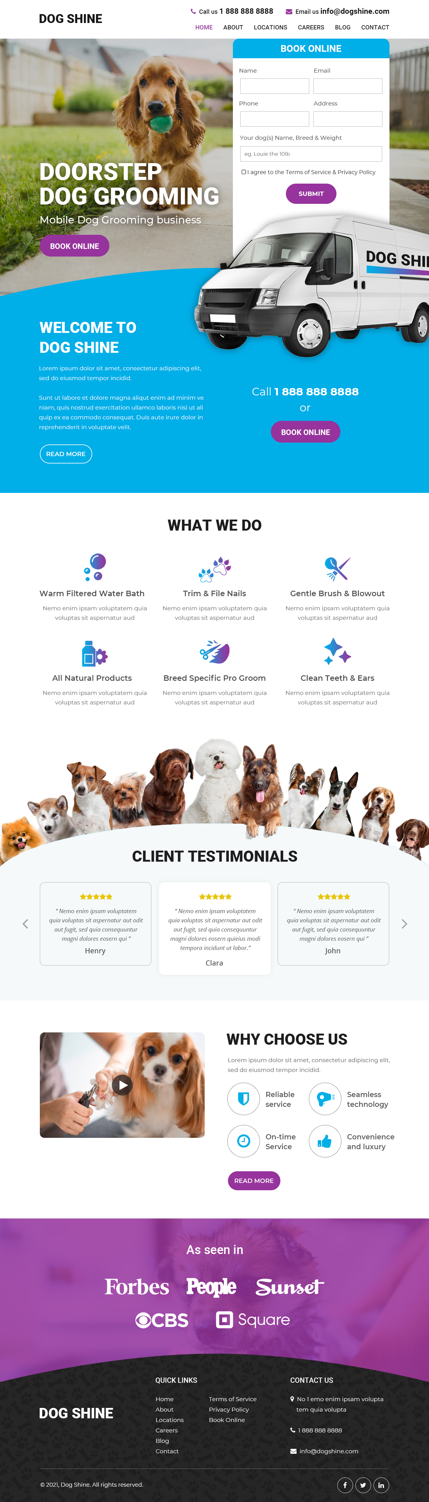Web Design by Starlyn DS for this project | Design: #27377953