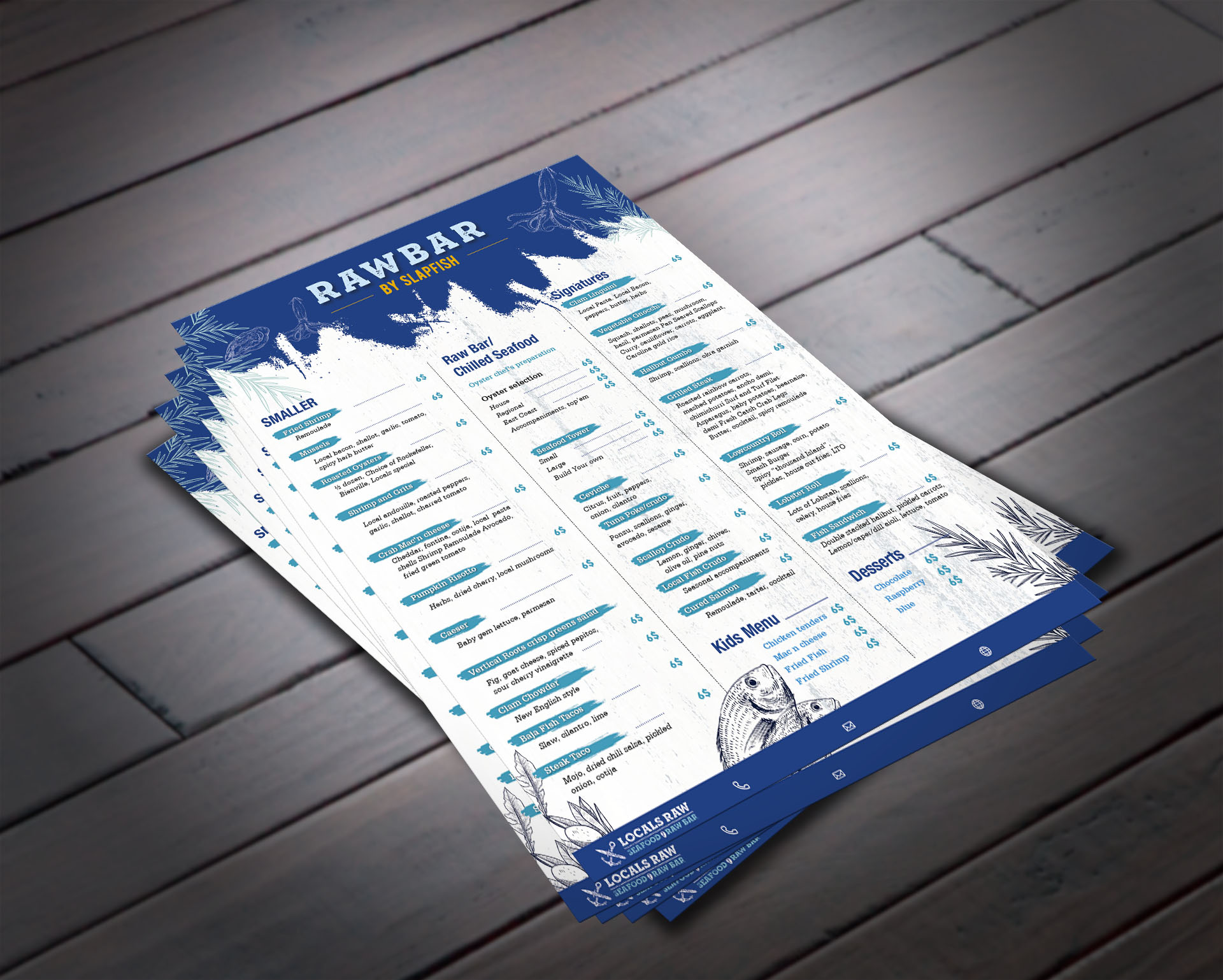 Design de Menu par Resolution -  Artistic Production Services pour ce projet | Design #27378664