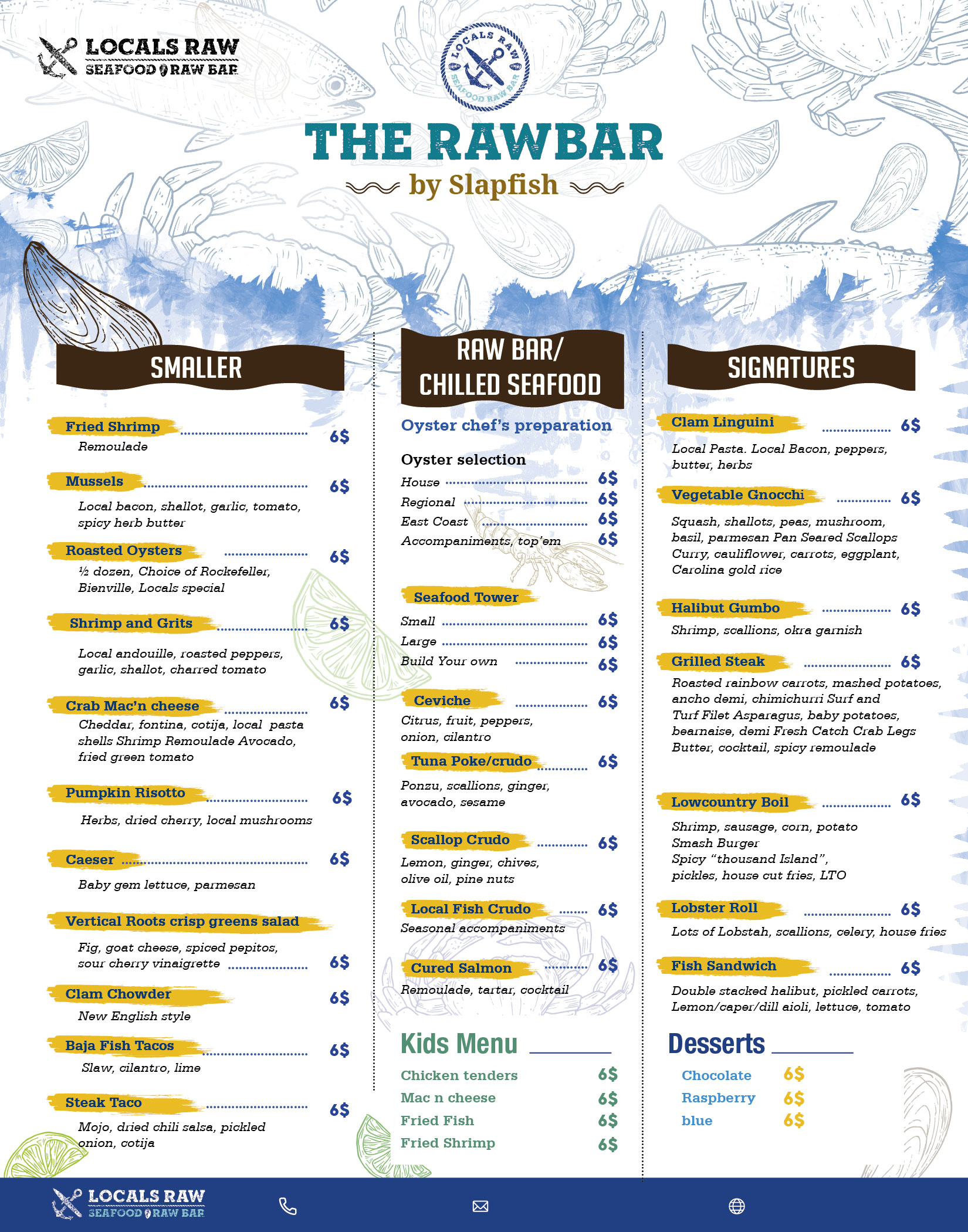 Menu Design by Resolution -  Artistic Production Services for this project | Design #27386544