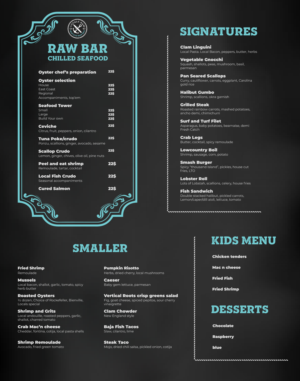 Design de Menu par AymanePro ™ pour ce projet | Design : #27380439