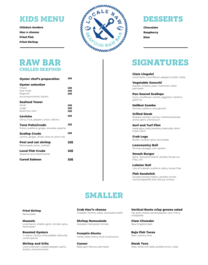 Design de Menu par AymanePro ™ pour ce projet | Design : #27380481