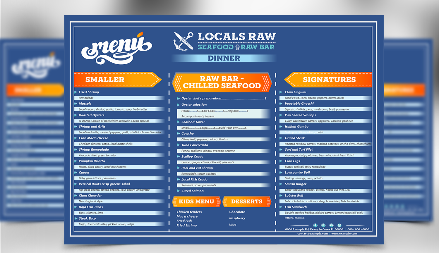 Design de Menu par Petter Goms pour ce projet | Design #27383016