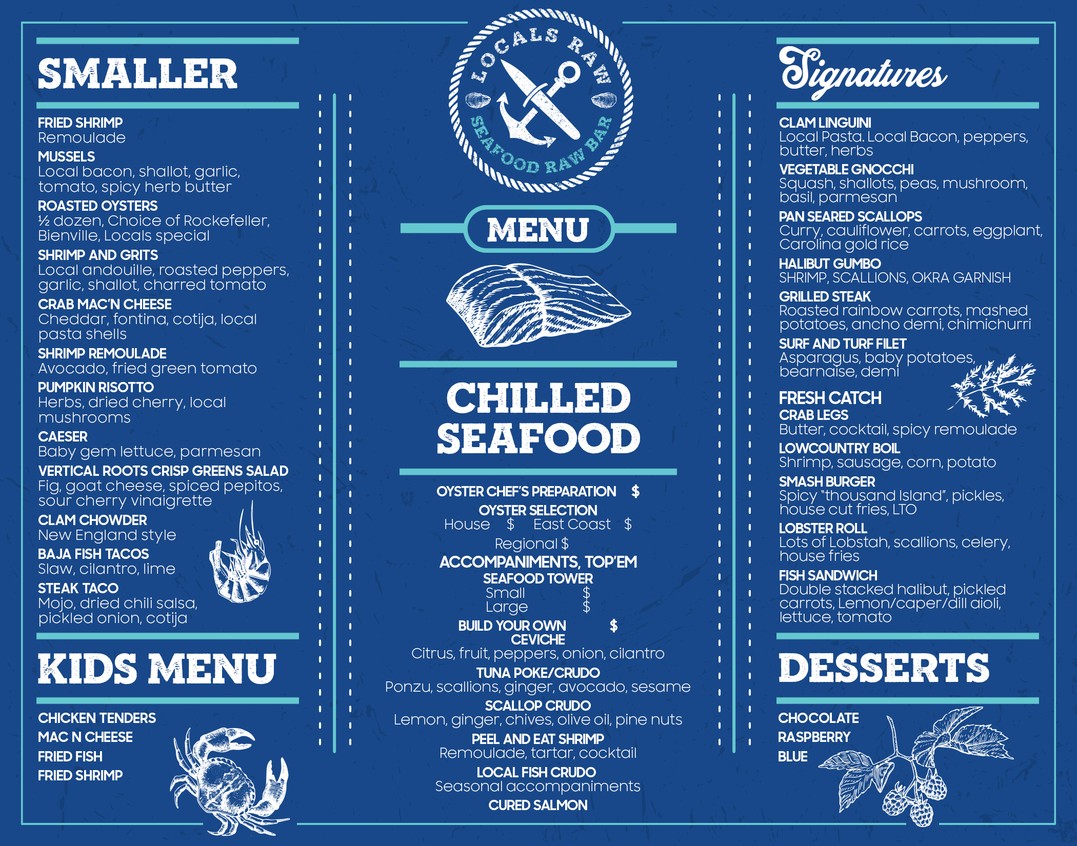 Menu Design by Graphic Guy for this project | Design #27396787