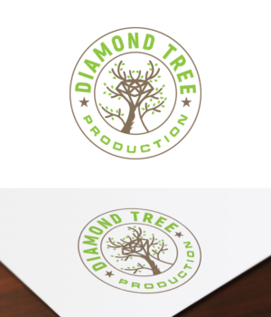 Diamond Tree Production | Logo Design by Farhad Design