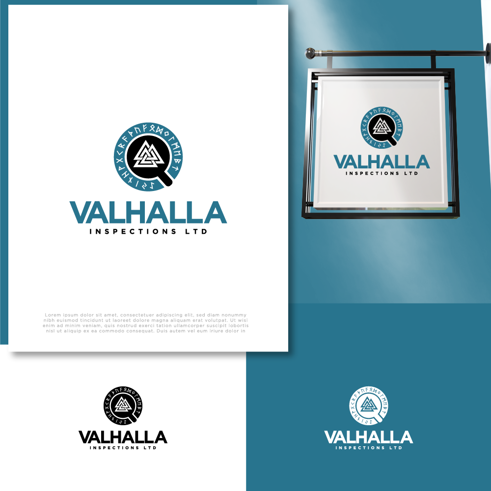 Logo Design by haszart for Valhalla Inspections Ltd | Design #27372924