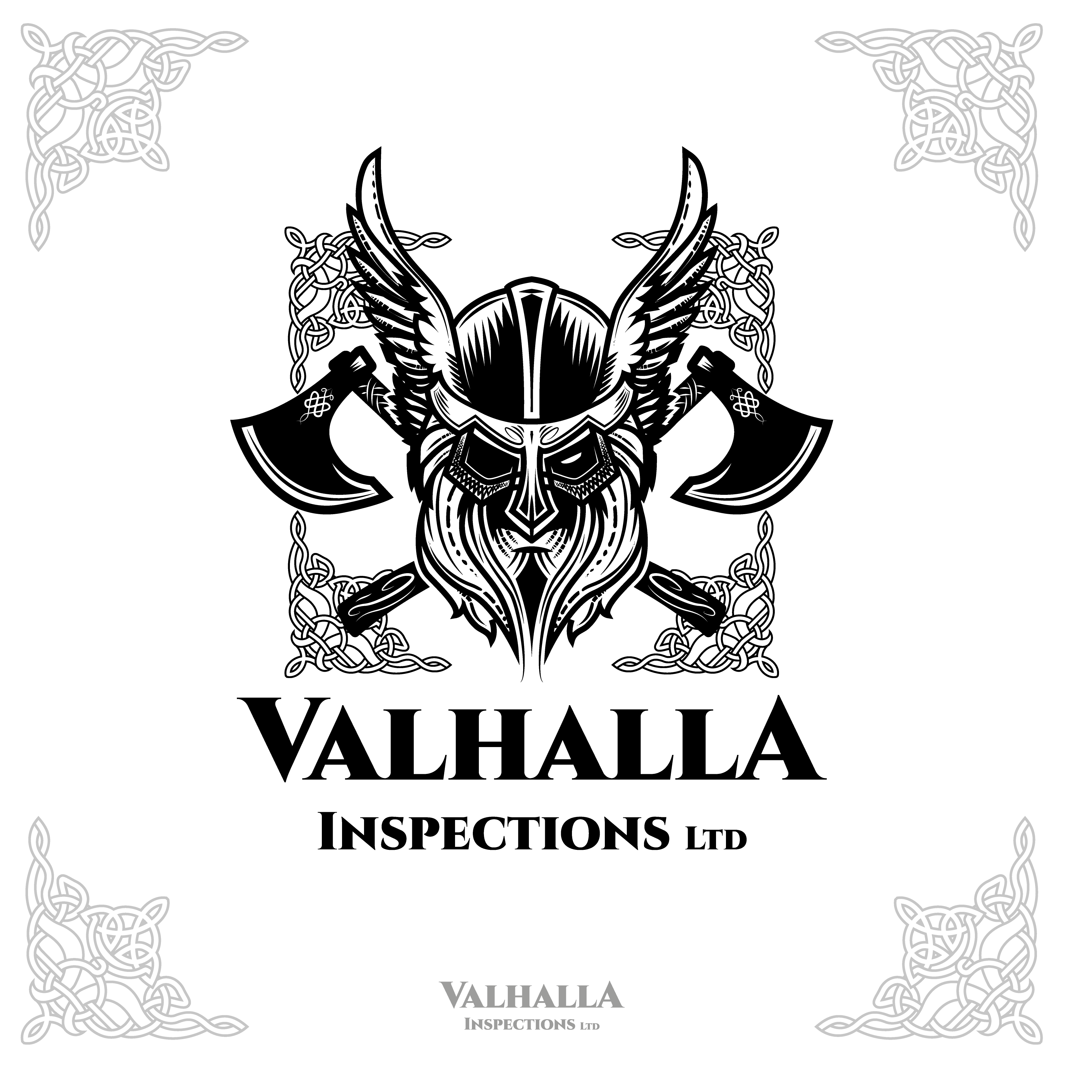 Logo Design by Gabriel T. Marques for Valhalla Inspections Ltd | Design #27372694