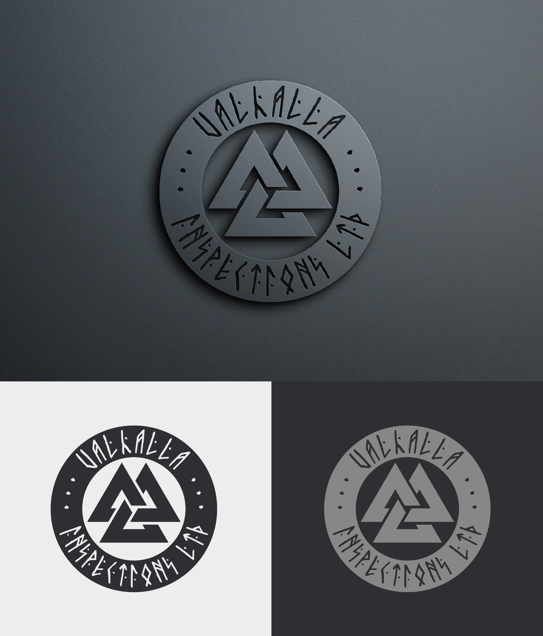 Logo Design by grrssn for Valhalla Inspections Ltd | Design #27372693