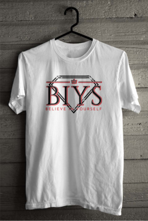 BIYS believe in yourself Motivational Clothing brand | Design de T-shirt par SATHIRA