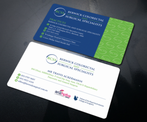 Surgeon's Business card | Business Card Design by Sandaruwan