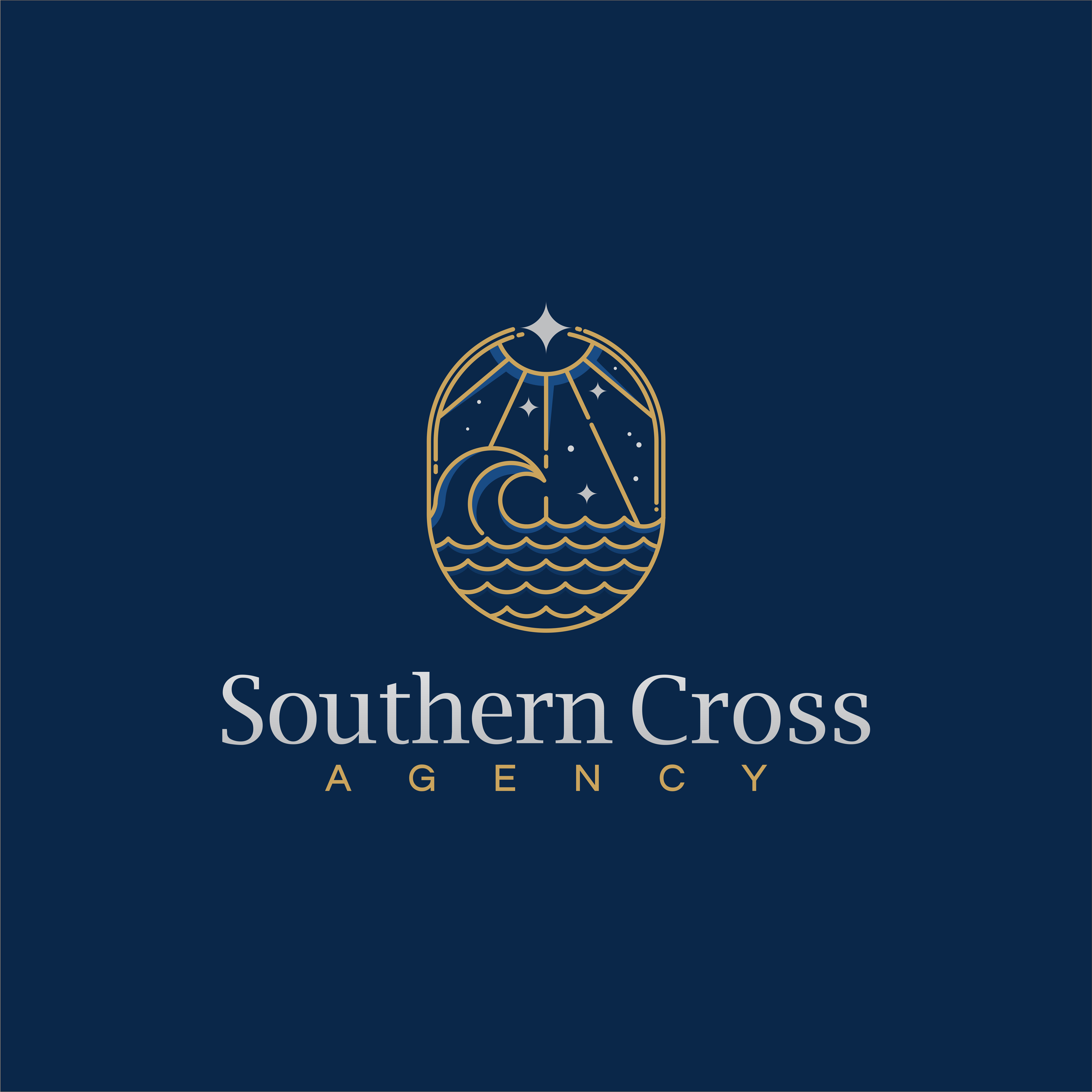 Logo Design by tine designs for Southern Cross Agency LLC | Design #27382464