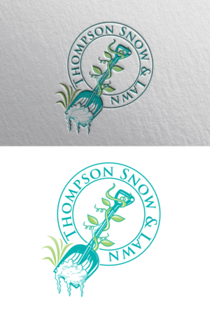 Thompson Snow & Lawn | Logo-Design von blue eye