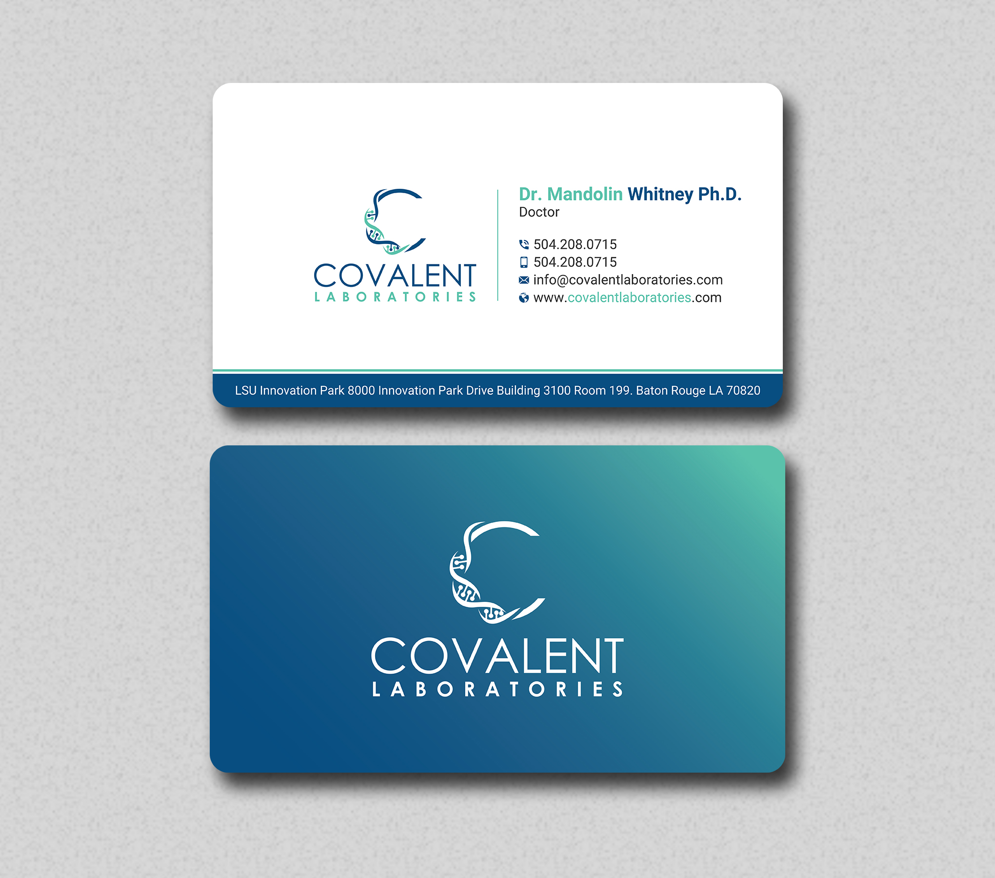 Design de Carte de Visite par Uttom 2 pour Covalent Laboratories LLC | Design #27377405